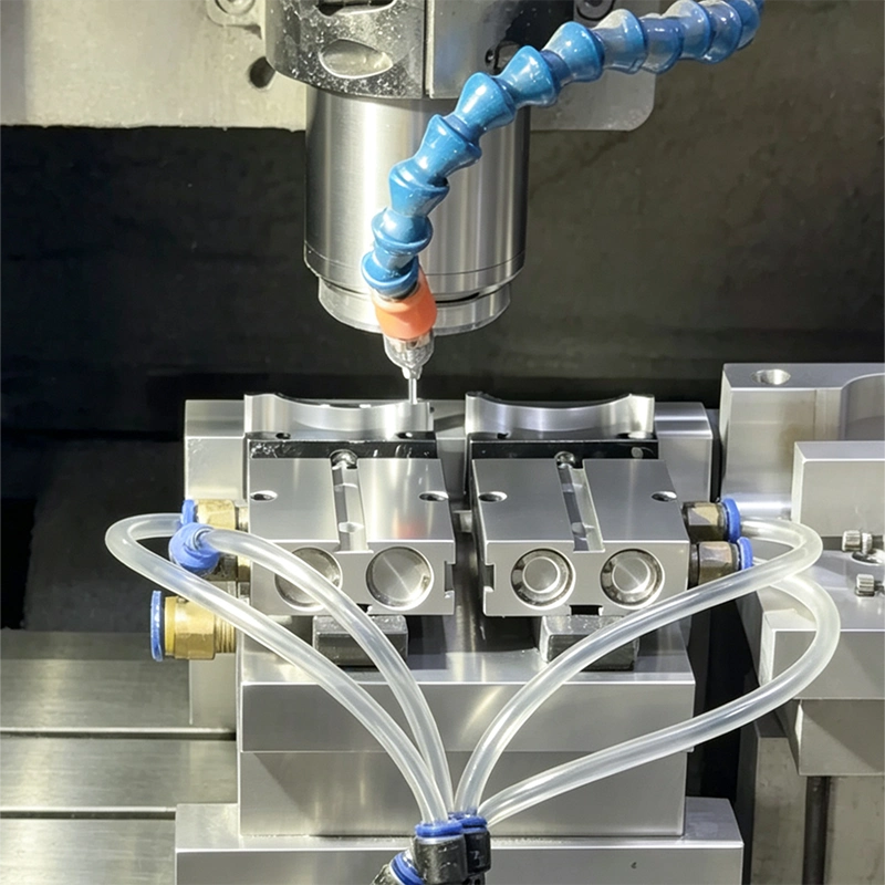 CNC milling aluminum and steel parts
